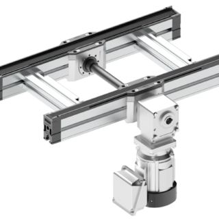 Паллетный конвейер с зубчатой лентой