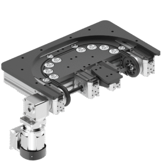 Courbe de convoyeur à bande KV2/180 degrés