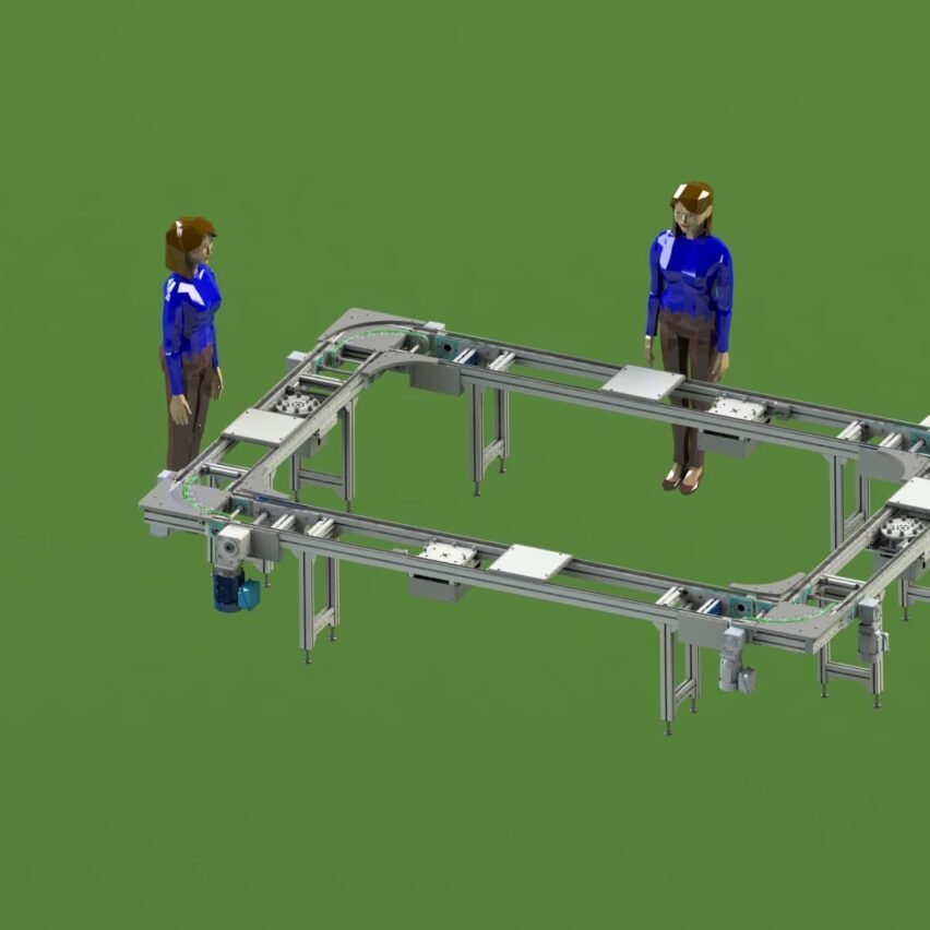 Flat Circular Conveyor Systemsman