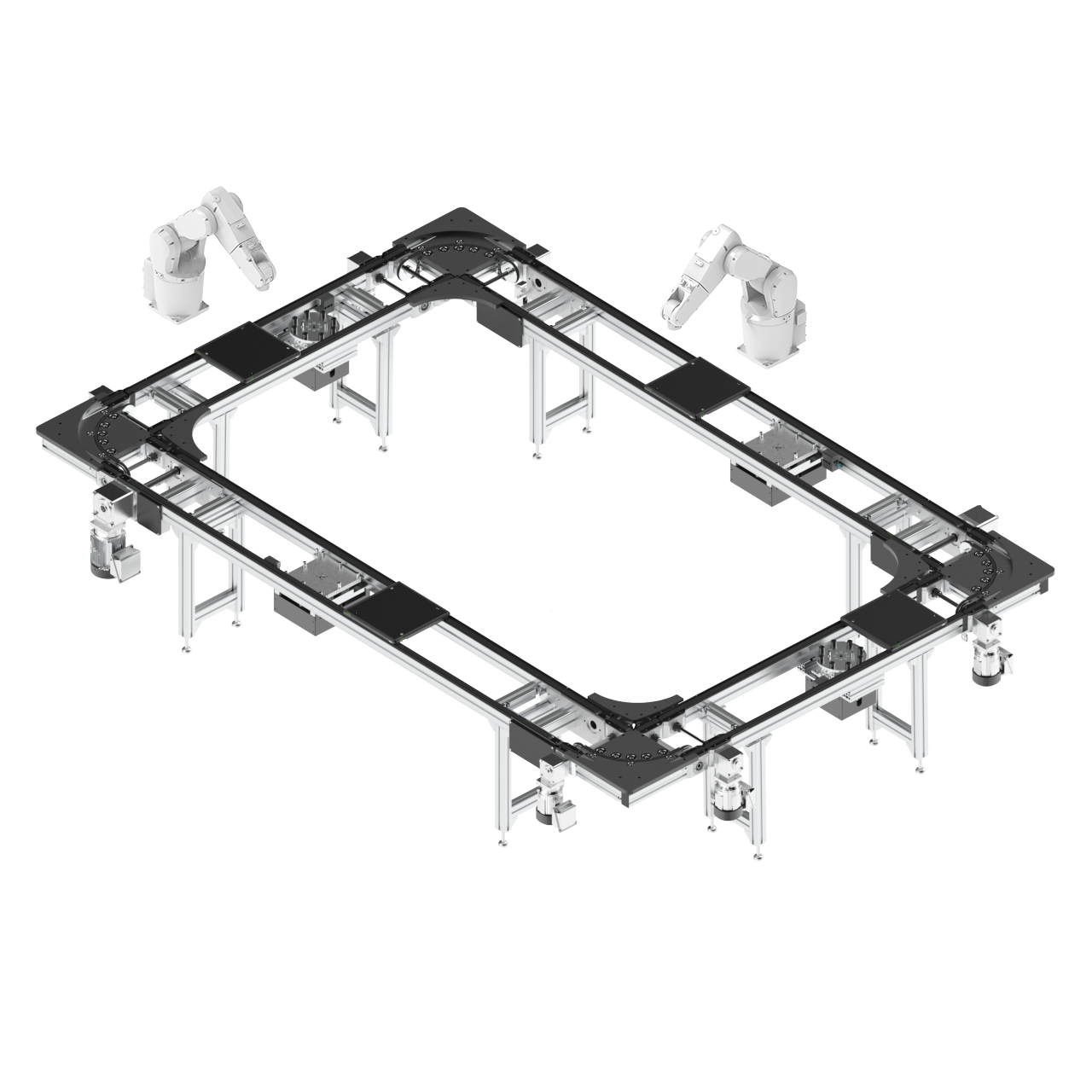 单层线体带机械臂1