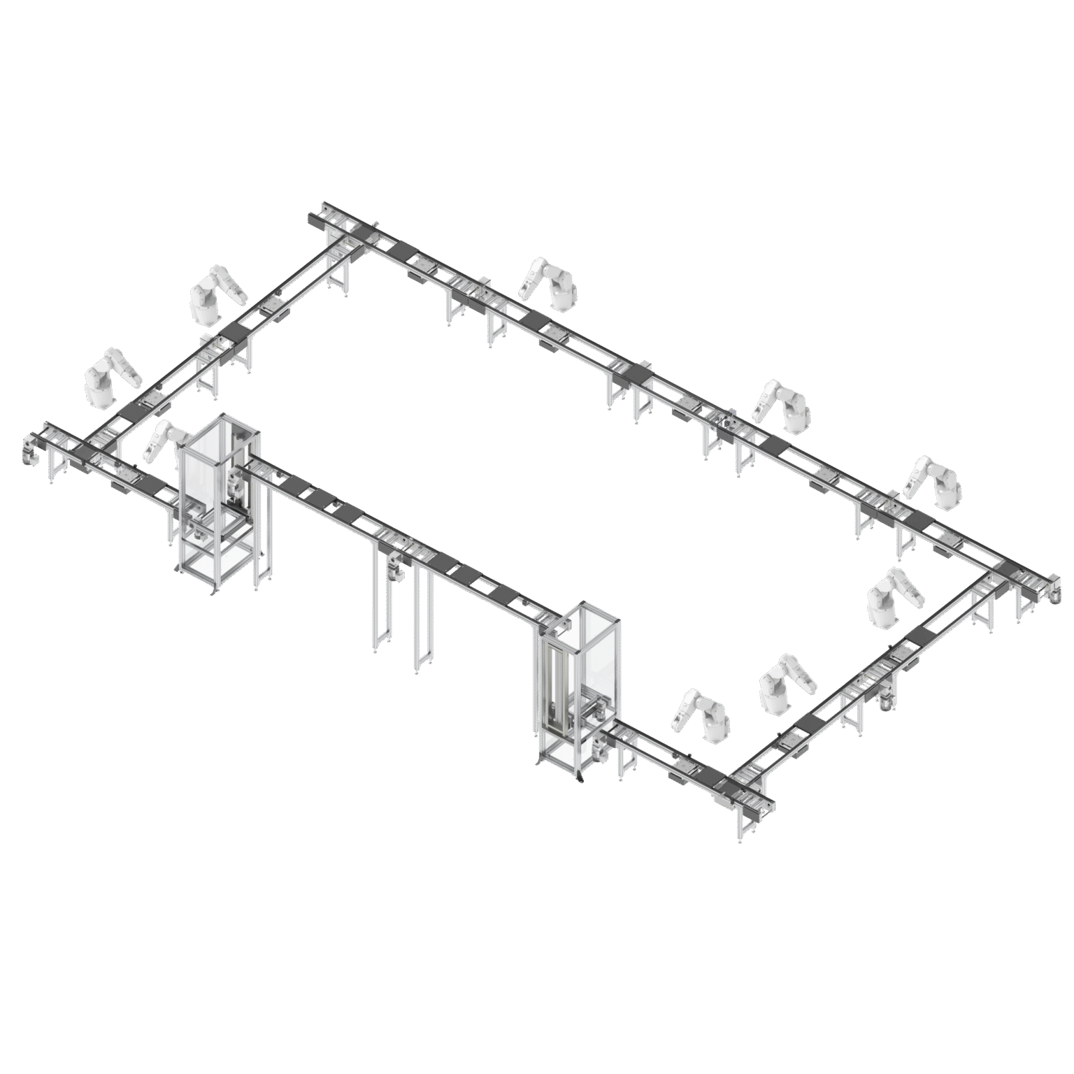 高空线-高空垂直输送系统带机械臂1