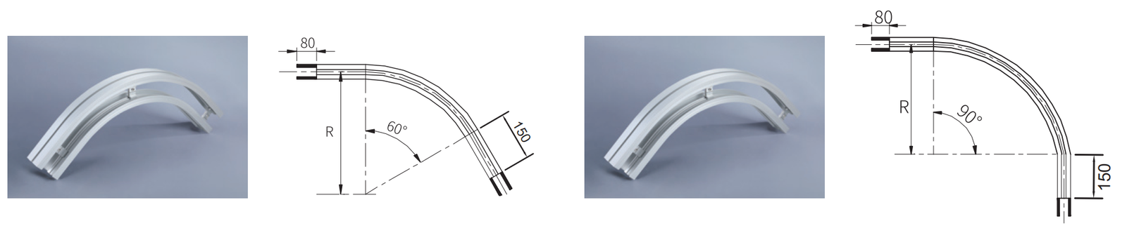 105 series horizontal curve section - Vitrans