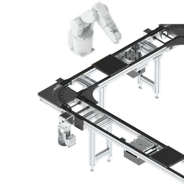 单层线体带机械臂2
