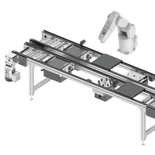 Side-by-side conveying systems