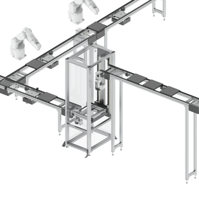 高空线-高空垂直输送系统带机械臂2